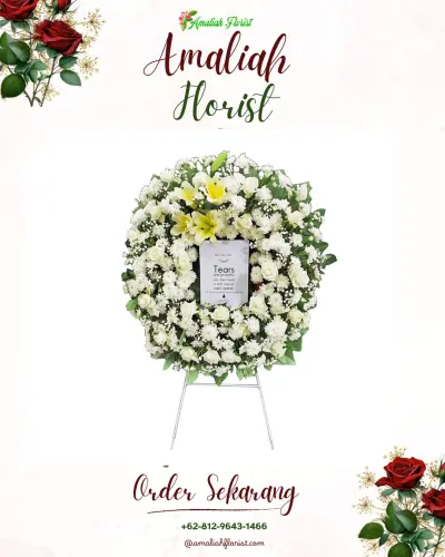 Krans Bunga Duka Cita di Cabawan