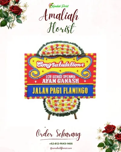 Bunga Papan Congratulation di Cabawan